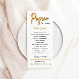 Programm - Minimalistisches 3d-Gold-Tex-Design