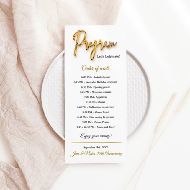 Programm - Minimalistisches 3d-Gold-Tex-Design (Von Creator hochgeladen)