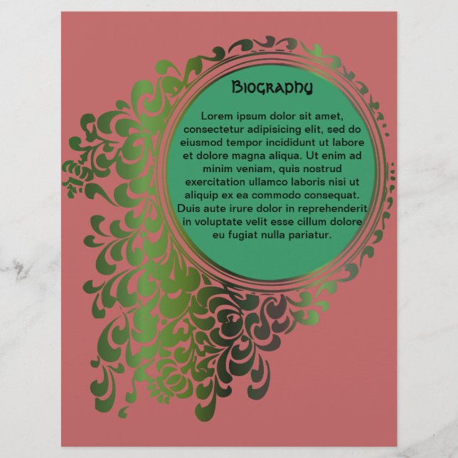 Programm Pg 5-6 zur Beerdigung der Keltischen Heid (Vorderseite)