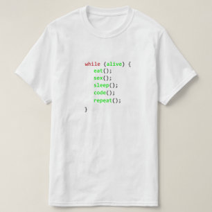 Programm while T-Shirt