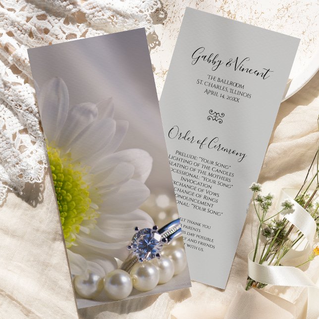 Programm zur Hochzeit von White Daisy und Diamond  (Von Creator hochgeladen)