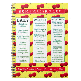 Programm zur Reinigung von Chemikalien Notizblock