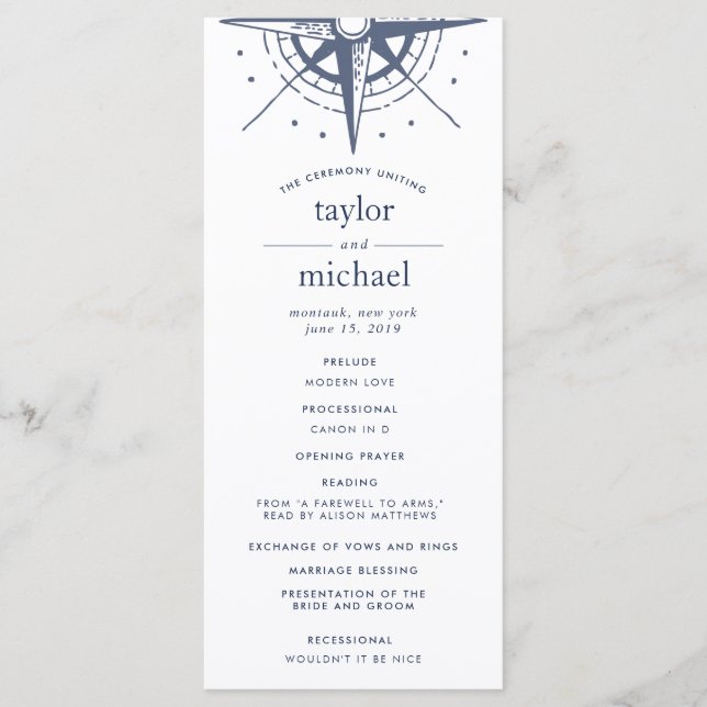 Programm zur Wahren Nord-Hochzeit (Vorderseite)