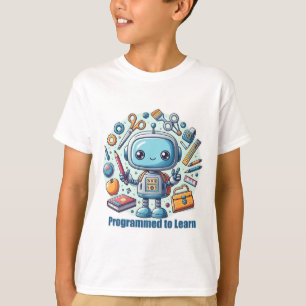 Programmed to Learn - Robot T - Shirt