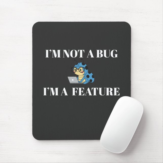 Programmer Mouse Pad - kein Fehler, nur eine Funkt Mousepad (Mit Mouse)
