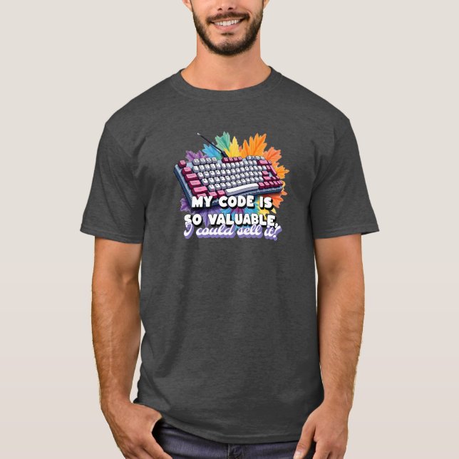 Programmer - Valueable Code - mechanical keyboard T-Shirt (Vorderseite)