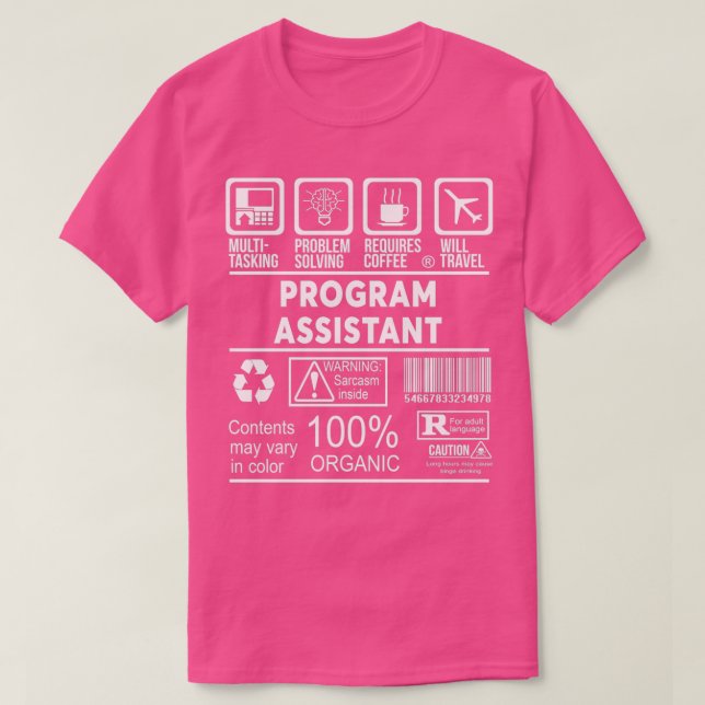 PROGRAMMHILFE SCHÖNE AUSARBEITUNG 2017 3 T-Shirt (Design vorne)