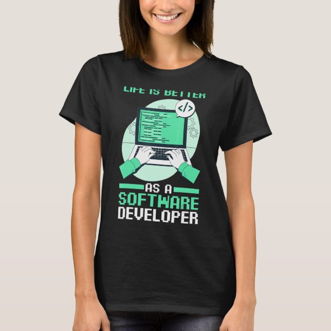 Programmier-Codierung ist besser als Software de T-Shirt (Vorderseite)