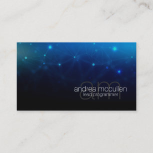 Programmier-Engineer für Schaltungen für Monogramm Visitenkarte