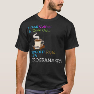 Programmier-Nerd für Kaffeeentwickler T-Shirt