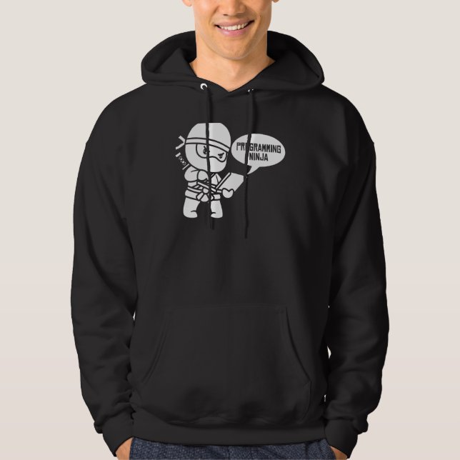 Programmier Ninja Software Engineer Coding - Devel Hoodie (Vorderseite)