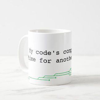 Programmier-Spaß-Puffer Kaffeetasse