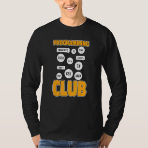 Programmierclub Entwickler Software Programmierung T-Shirt
