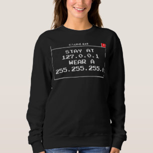 Programmiercode binäre Coding Computer Hacker Geek Sweatshirt