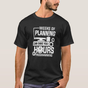 Programmiercode für einen Programmierer T-Shirt