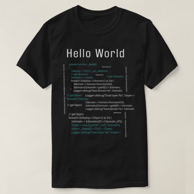 Programmiercomputer Scientist Software-Entwickler T-Shirt (Design vorne)