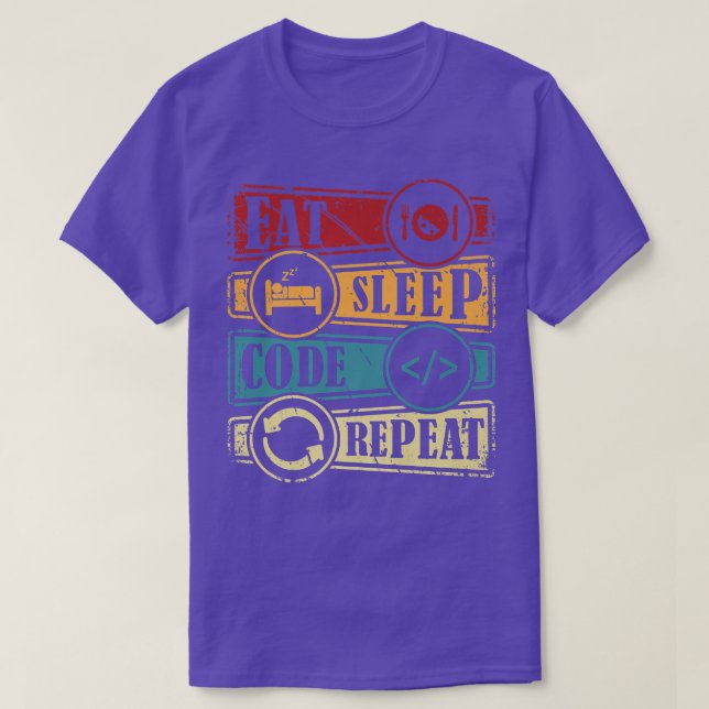 Programmieren Computerwissenschaft Programmierer E T-Shirt (Design vorne)