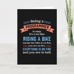 Programmieren - Funny Coding Gift Karte