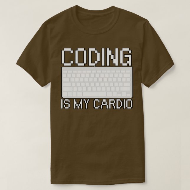 Programmieren ist mein Cardio T-Shirt (Design vorne)
