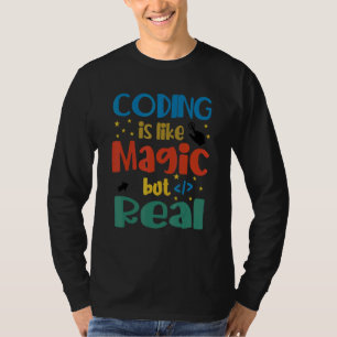 Programmieren ist wie ein Computergerät des Progra T-Shirt