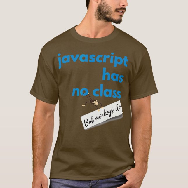 Programmieren Javascript Apparel Funny Coding T-Shirt (Vorderseite)