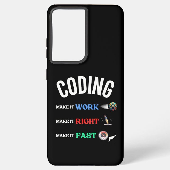 Programmieren Machen Sie es richtig machen Samsung Galaxy Hülle (Rückseite)