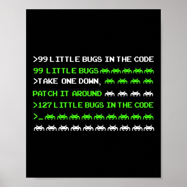 Programmieren von 99 kleinen Fehlern im Code Poster (Vorne)