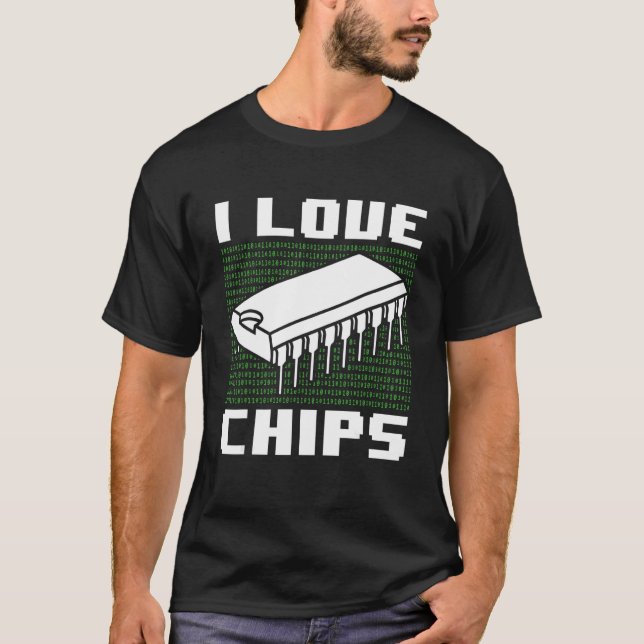 Programmieren von Code-Entwickler-Software in Lieb T-Shirt (Vorderseite)