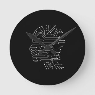 Programmieren von Computerwissenschaften Runde Wanduhr