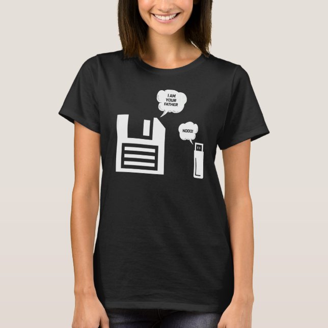 Programmieren von USB-Diskette Ich bin Ihr Vater G T-Shirt (Vorderseite)