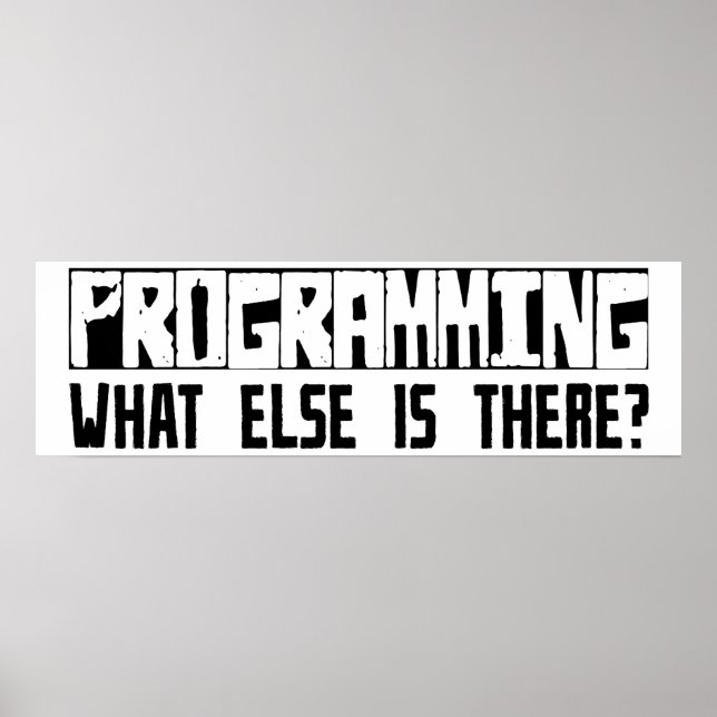 Programmieren, was noch da ist? poster (Vorne)
