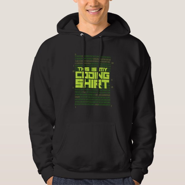 Programmierer Coder Webentwickler Das Ist Mein Cod Hoodie (Vorderseite)
