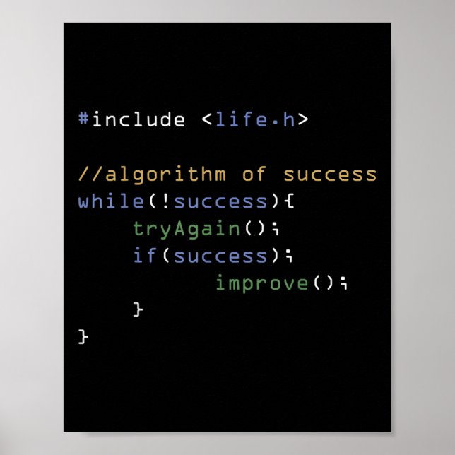 Programmierer Computerwissenschaftssystemcoding-Sp Poster (Vorne)