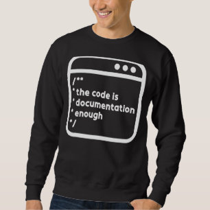 Programmierer, die Code-Dokumentationen dokumentie Sweatshirt