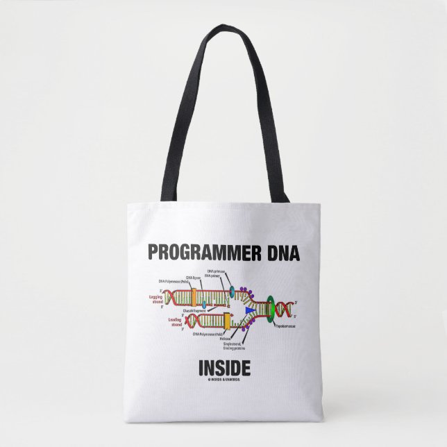 Programmierer-DNA im molekularen Spaß der Biologie (Vorderseite)