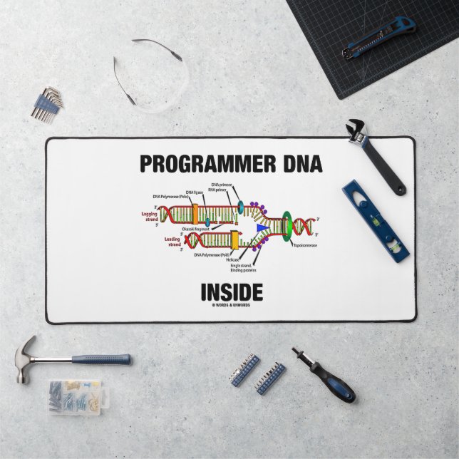 Programmierer-DNA Inside Molekularbiologie Humor Schreibtischunterlage (Arbeitsplatz)