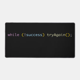 Programmierer Entwickler Coding Humor Versuchen Si Schreibtischunterlage
