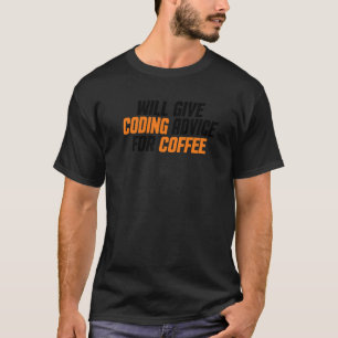 Programmierer-Entwickler geben Coding-Ratschläge f T-Shirt
