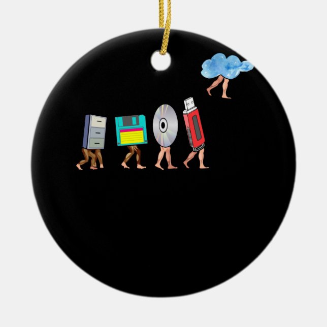 Programmierer für die Definition von Geek Keramik Ornament (Vorne)