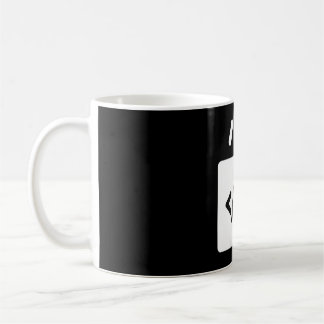 Programmierer für JavaScript-Code-Kaffee Kaffeetasse