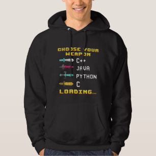 Programmierer Geek Java C Python Computer IT Nerd Hoodie