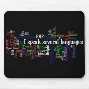 Programmierer haben mehrfache mousepad