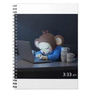 Programmierer Humor zittert um 3:33 Uhr Notizblock