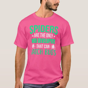 Programmierer Joke Spiders sind die einzigen Web-E T-Shirt