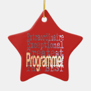 Programmierer Keramik Ornament