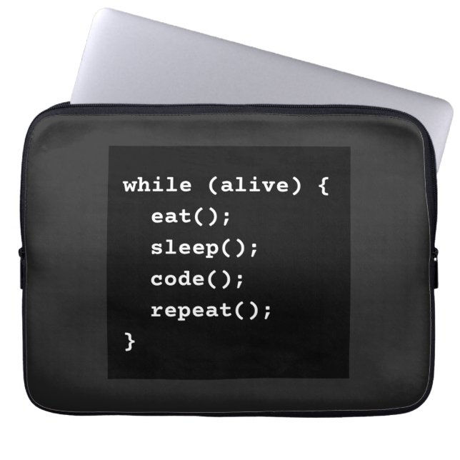 Programmierer-Lebenszyklus-Schleife (While-Schleif Laptopschutzhülle (Vorderseite)