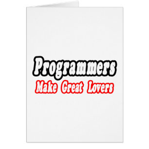 Programmierer machen große Liebhaber
