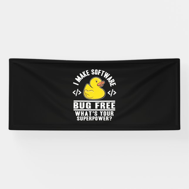 Programmierer machen Software-Fehler kostenlos Banner (Horizontal)