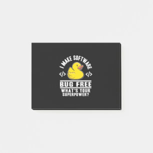 Programmierer machen Software-Fehler kostenlos Post-it Klebezettel