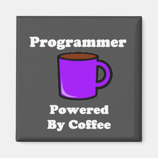 "Programmierer" mit Kaffee Magnet